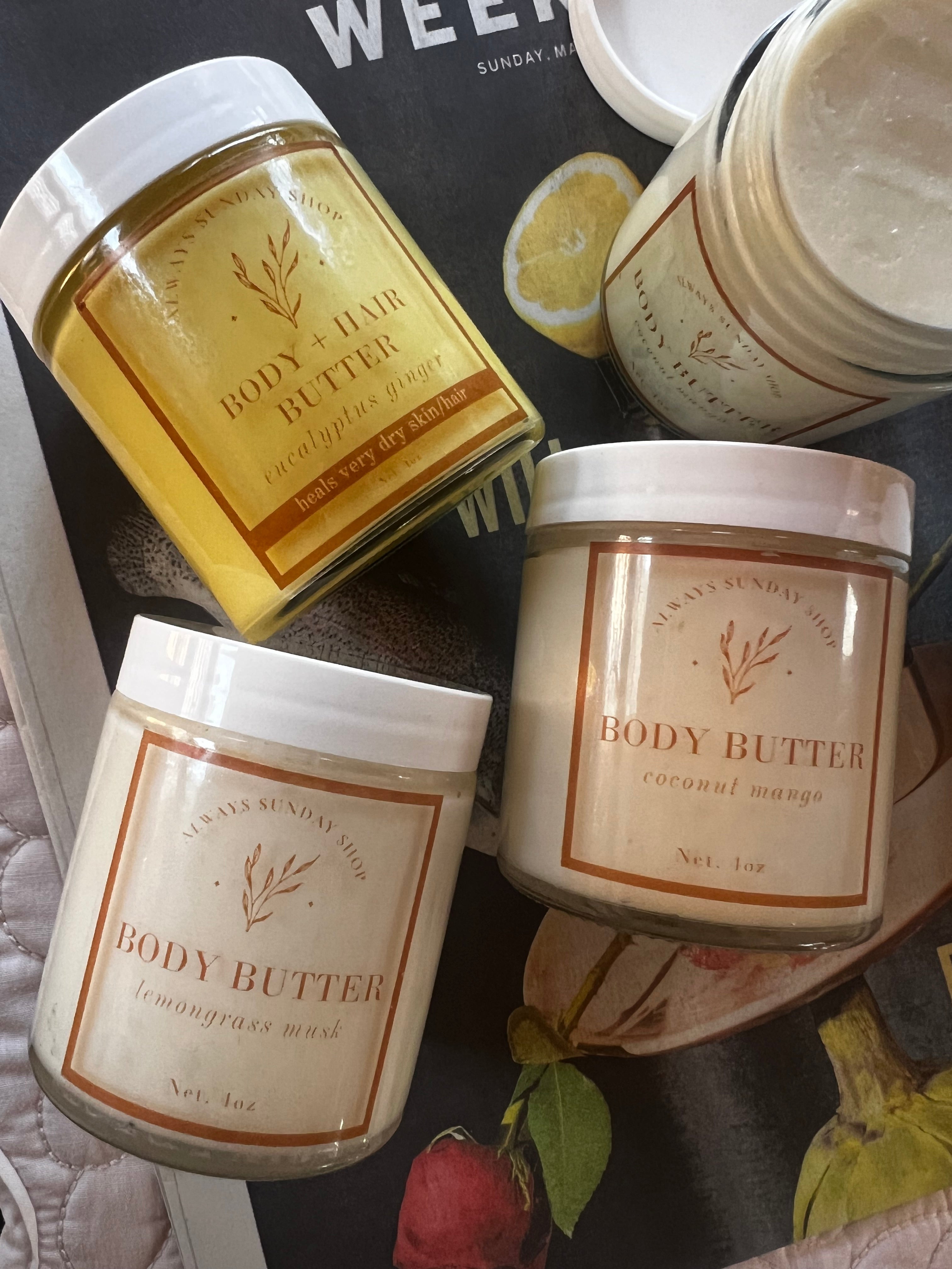 Sample Pack of Body Butter Crème